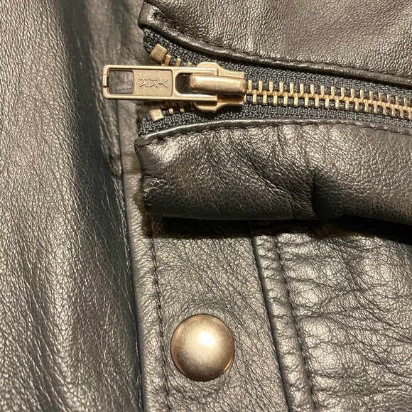 Dianne von Furstenberg cropped soft leather jacket. - Picture 8 of 10